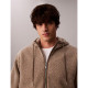 Calvin Klein Ανδρική fleece ζακέτα Sherpa Badge Funnel Neck